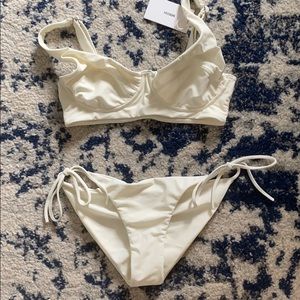 Cream bikini